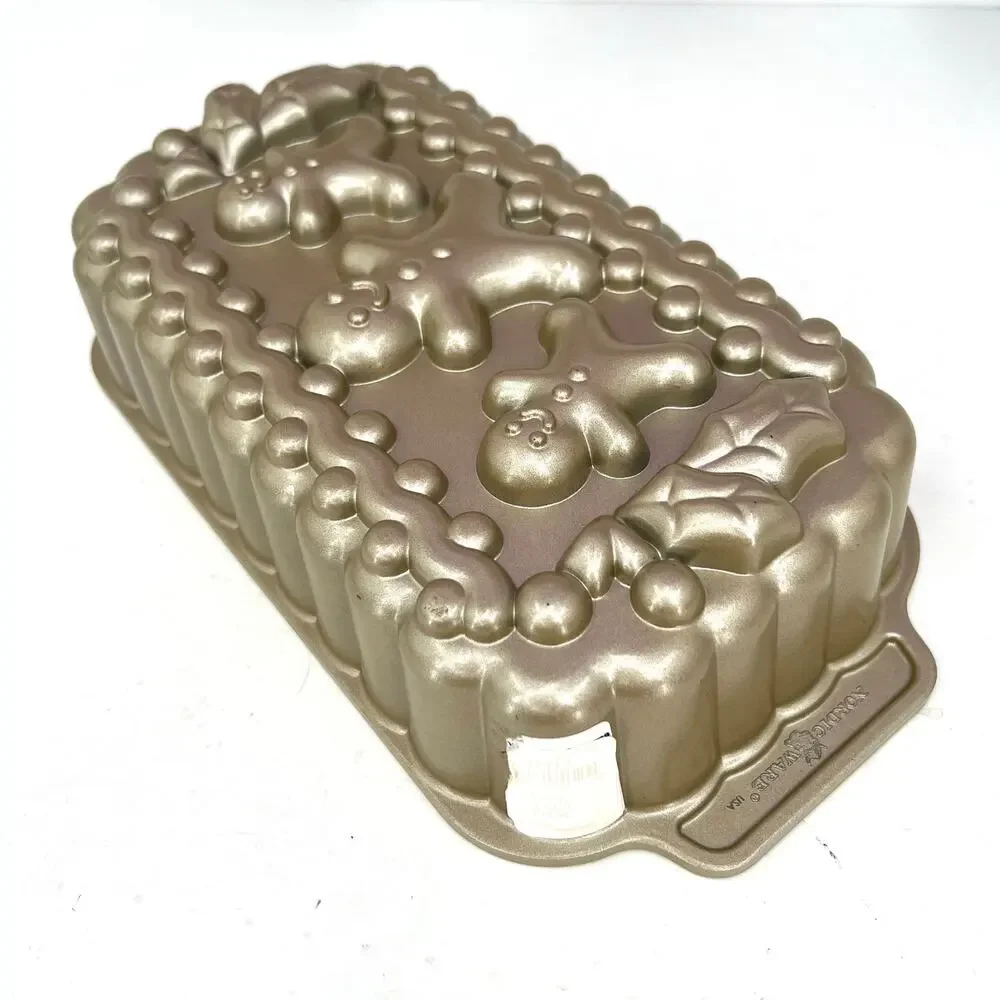 Nordic Ware Gingerbread Loaf Pan 1 Pound Nonstick Cast Aluminum USA